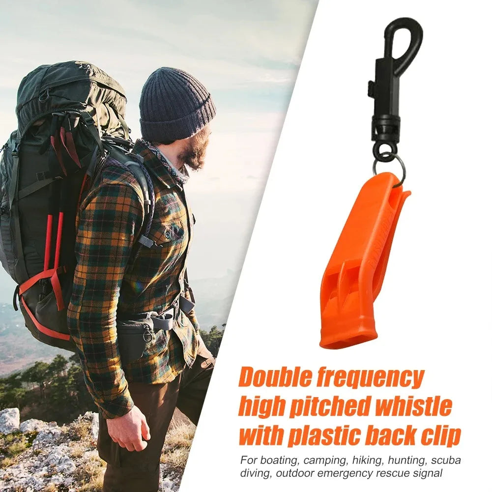 1/2PCs Outdoor Survival Whistle Diving Football Basketball Match Safety Whistles Hiking Rescue Swimming Emergency Loud Whistle