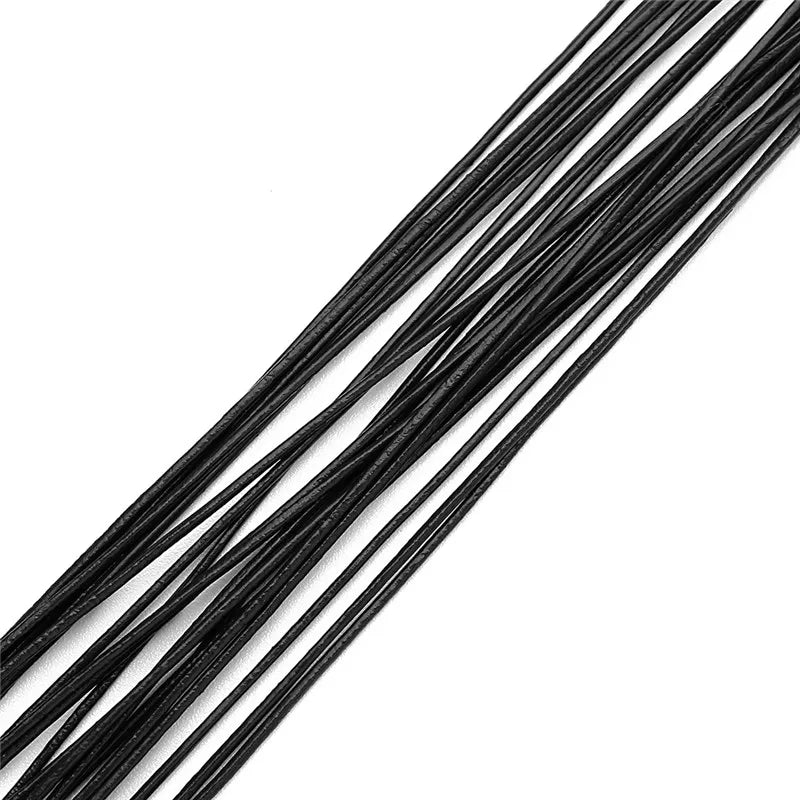 10meters Dia 1/1.5/2/3mm Round 100% Genuine Leather Cord for Necklace Bracelet DIY Jewelry Making Findings Supplies Rope String