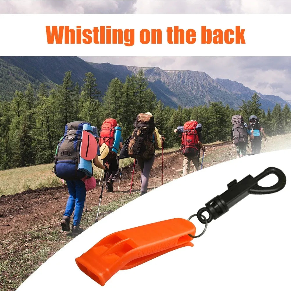 1/2PCs Outdoor Survival Whistle Diving Football Basketball Match Safety Whistles Hiking Rescue Swimming Emergency Loud Whistle