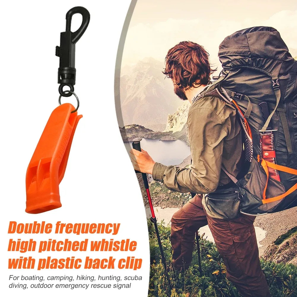 1/2PCs Outdoor Survival Whistle Diving Football Basketball Match Safety Whistles Hiking Rescue Swimming Emergency Loud Whistle