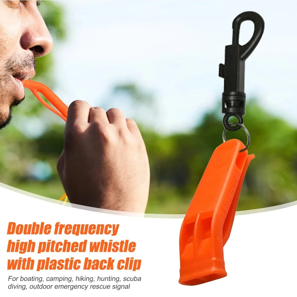 1/2PCs Outdoor Survival Whistle Diving Football Basketball Match Safety Whistles Hiking Rescue Swimming Emergency Loud Whistle