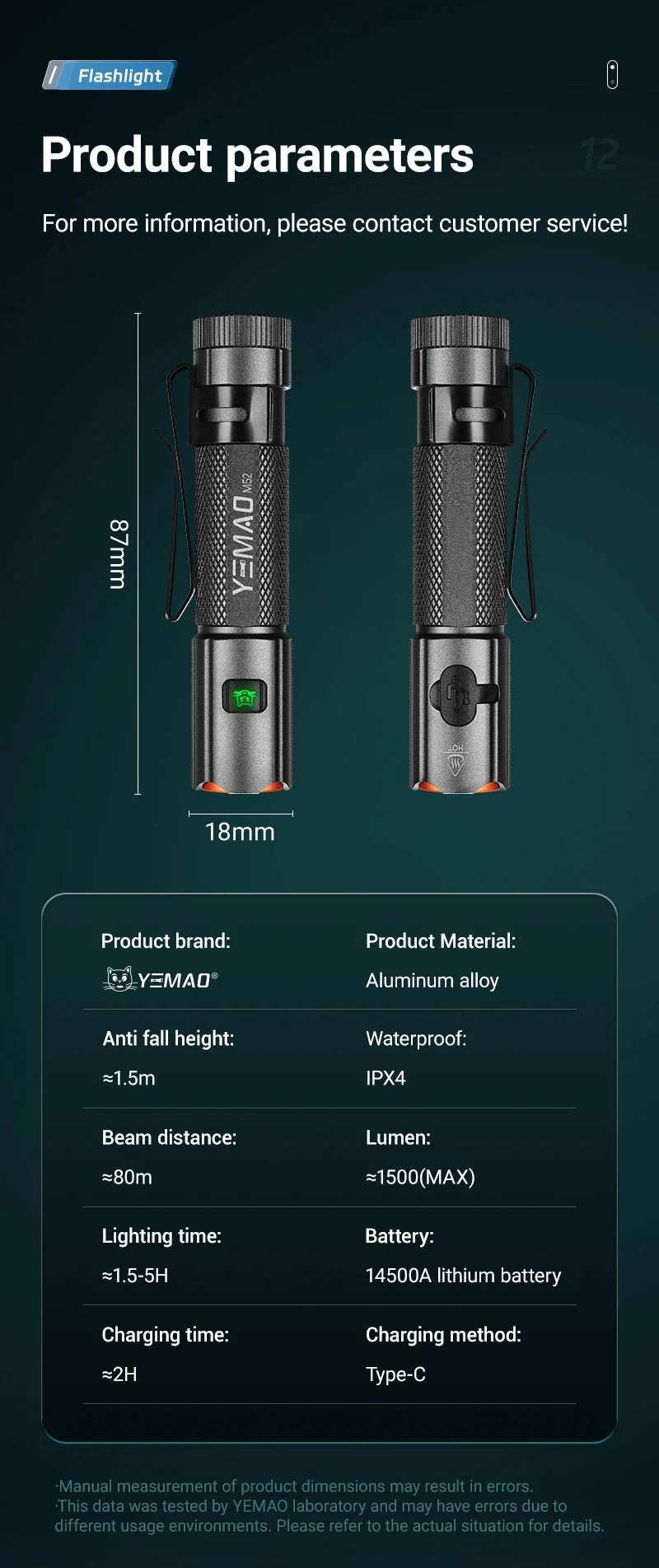 Rechargeable Flashlight