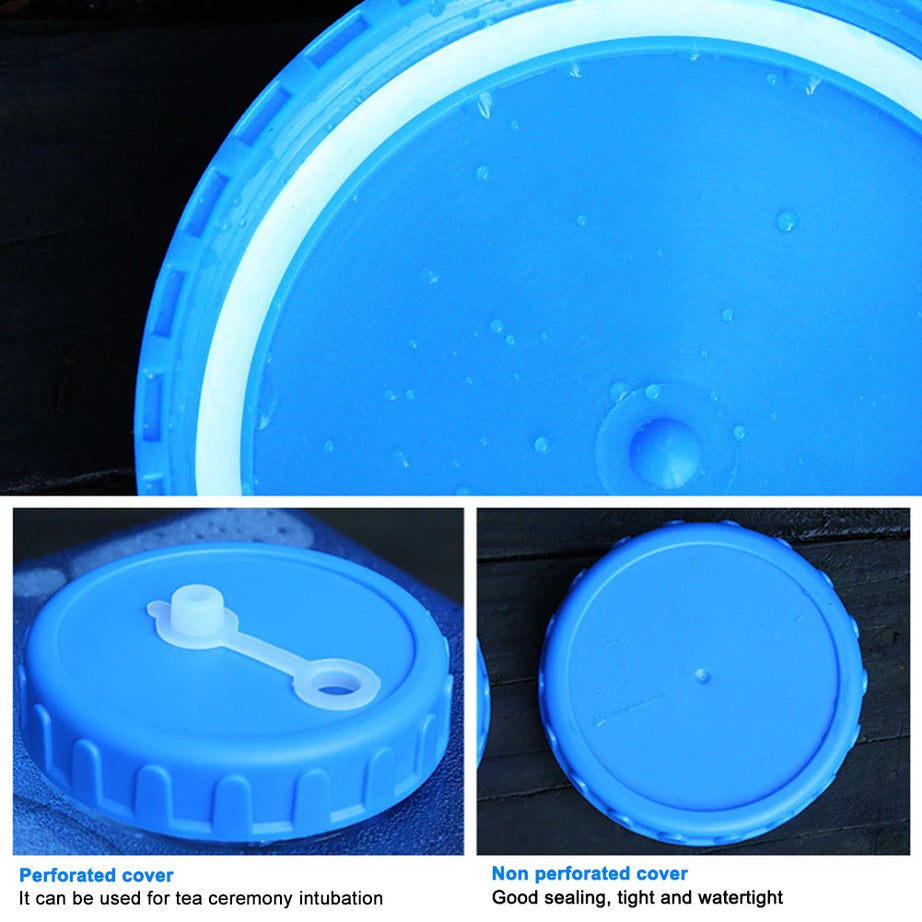 18/20/22L Car Water Buckets Food Grade Water Storage Tanks Driving Pure Car Water Tank Container with Faucet for Outdoor Camping