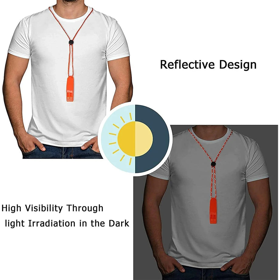 1/2PCs Outdoor Survival Whistle Diving Football Basketball Match Safety Whistles Hiking Rescue Swimming Emergency Loud Whistle