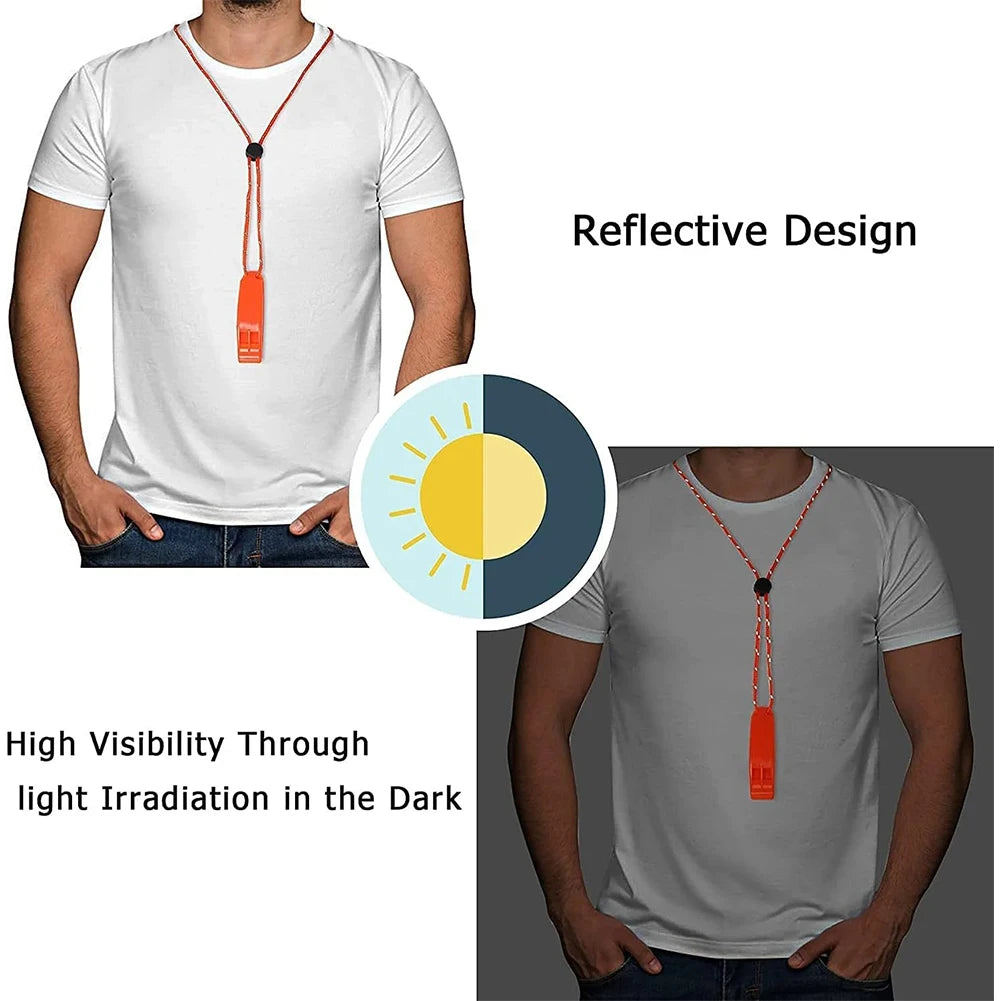 1/2PCs Outdoor Survival Whistle Diving Football Basketball Match Safety Whistles Hiking Rescue Swimming Emergency Loud Whistle