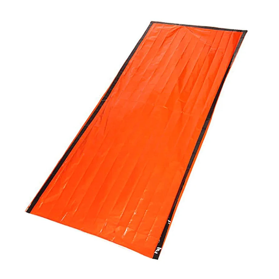Emergency Sleeping Bag Waterproof Ultra Mylar Thermal Blankets Lightweight Survival Sleeping Bag Keep Warm For Camping Hiking ﻿