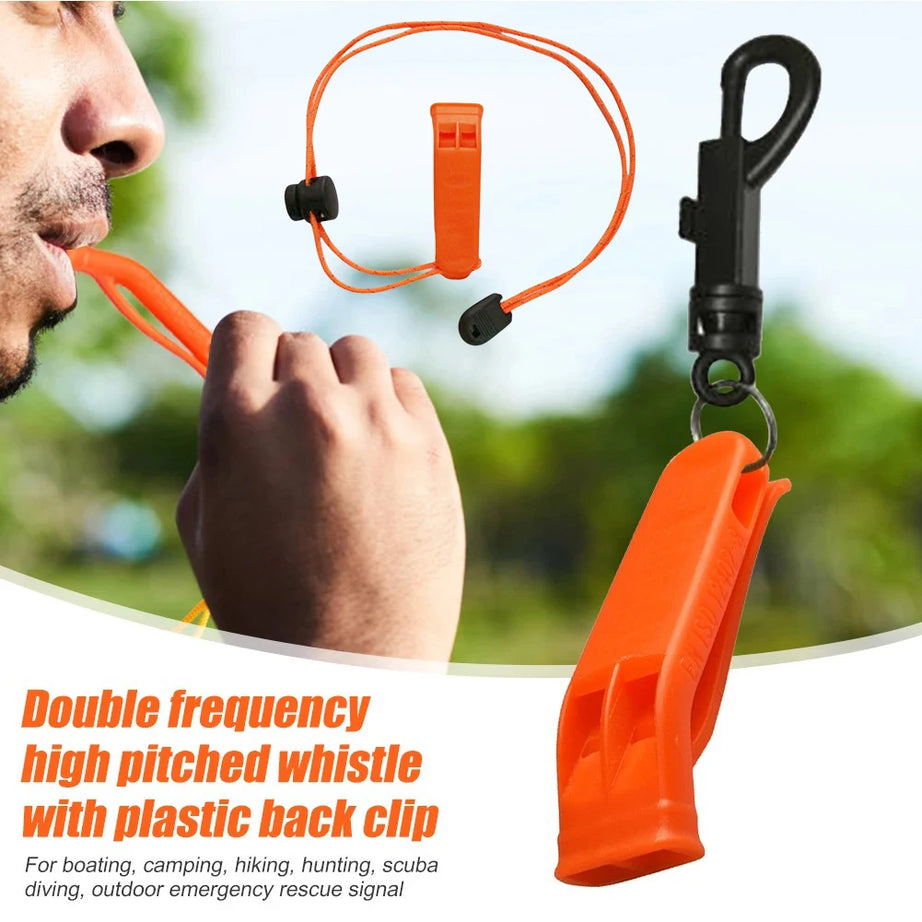 1/2PCs Outdoor Survival Whistle Diving Football Basketball Match Safety Whistles Hiking Rescue Swimming Emergency Loud Whistle