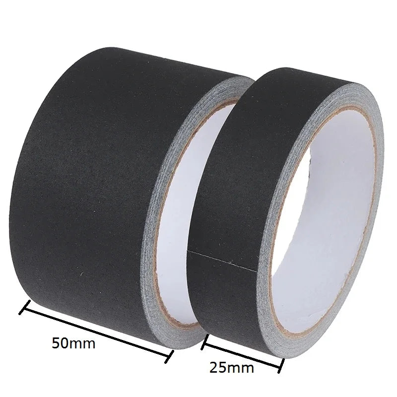 30 Yards Premium Heavy Duty Gaffer Tape Non-Reflective Multipurpose Waterproof Floor Tape For Electrical Cord Black Gaff Tape