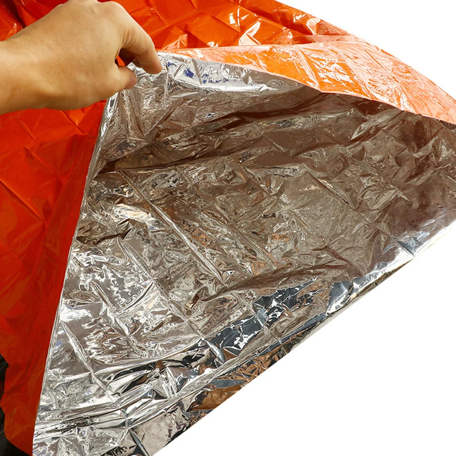 Emergency Sleeping Bag Waterproof Ultra Mylar Thermal Blankets Lightweight Survival Sleeping Bag Keep Warm For Camping Hiking ﻿