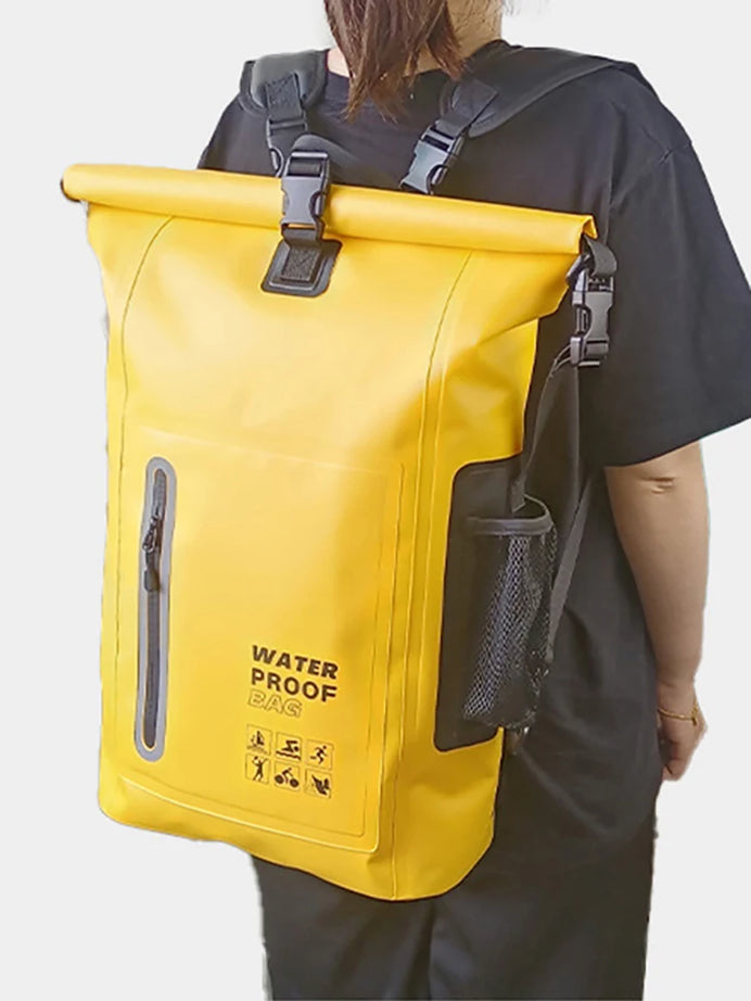 Waterproof Kayak Dry Bag Drift Swimming Backpack Large River Trekking Shoulder Beach Diving Dry Rafting Canoeing PVC Camping Bag